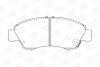 Гальмівні колодки пер. Honda Civic 87-01 (AKEBONO) 572324CH
