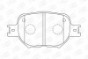 Колодки гальмівні дискові передні TOYOTA CALDINA Estate (_T24_) 02-07, CELICA Coupe (_T23_) 99-06 (572517CH) CHAMPION 572517CH