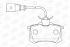 CHAMPION VW Тормозные колодки задн.Sharan,Seat,Ford Galaxy 96- 573065CH