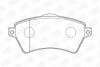 Колодки гальмівні дискові передні Nissan Navara (15-)/ Land Rover Freelander I (573102CH) CHAMPION 573102CH