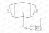 Колодки тормозные дисковые передние Skoda Fabia II, Roomster (06-15)/ VW Polo IV 573127CH