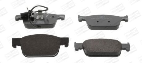 Фото 1 - колодки гальмівні дискові CHAMPION 573675CH Колодки гальмівні дискові CHAMPION 573675CH (фото 1)