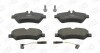 Колодки тормозные дисковые задние Sprinter / VW Crafter 3T (06-) CHAM CHAMPION 573729CH (фото 2)
