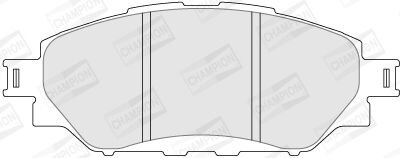 Колодки гальмівні дискові CHAMPION 573788CH