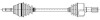 CIFAM CITROEN Полуось лев.L=596mm, 90mm 25 зуб. BERLINGO FIRST 1.8 D 96-02 655-524