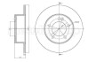 CIFAM RENAULT гальмівний диск задн.Master 10- 800-1386C