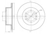 Гальмівний диск задн. Challenger/Galloper/L400/Pajero (95-12) CIFAM 800-464 (фото 1)