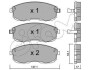 CIFAM NISSAN Тормозные колодки передн.Tiida 04-,Juke 14-,Maxima QX 822-404-0