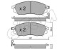 Гальмівні колодки пер. QX50/Q70/Q60/Navara/Qashqai/Murano/Pathfinder/Koleos 01- CIFAM 822-819-0 (фото 1)