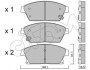 Колодки гальмівні пер. Zafira/Astra/Cruze/Volt 09- 822-839-0