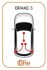 Трос ручного гальма зад. KIA CEED 06- Пр. (1675/1478) COFLE 17.6053 (фото 2)