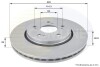 ADC0560V Comline - Диск гальмівний вентильований з покриттям ADC0560V