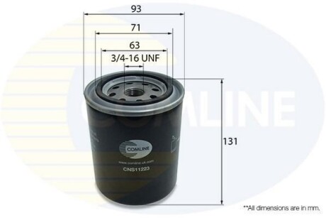 - Фільтр оливи Comline CNS11223 (фото 1)