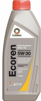 Олива для двигуна COMMA ECOREN5W30SYNT1L (фото 1)