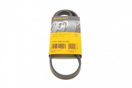 Поликлиновой ремінь (Вр-во) Contitech 4PK860ELAST