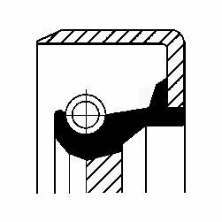 Фото 1 - сальник 42X56X7,2 CORTECO 12011279B Сальник 42X56X7,2 CORTECO 12011279B (фото 1)