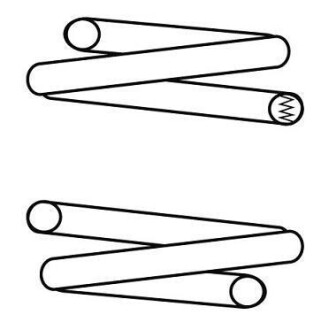 Пружина передня Caddy 1.4/1.6i 03- CS Germany 14950785