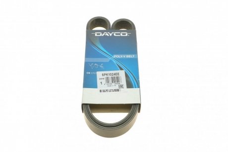 Ремінь генератора Ford Fiesta 1.25 08- DAYCO 6PK1024EE