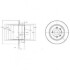 Диск гальмівний OPEL Astra/Vectra "R D=260mm "91-01 BG2635