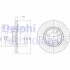 DELPHI PEUGEOT гальмівний диск передн.407 04- BG3835C