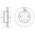 DELPHI SSANGYONG Диск гальмівний передн .RODIUS I 05- BG4207
