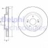 DELPHI HYUNDAI диск гальм. передн. i40 11-, ix35 14-, Grandeur, KIA BG4683C