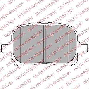 Гальмівні колодки дискові TOYOTA Camry "F "96-01 Delphi LP1144 (фото 1)