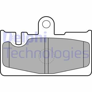 Гальмівні колодки дискові TOYOTA Land Cruiser Prado (J120) "R "00>> Delphi LP1690 (фото 1)