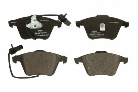 Гальмівні колодки дискові AUDI A6/Allroad "F "97-04 Delphi LP1825