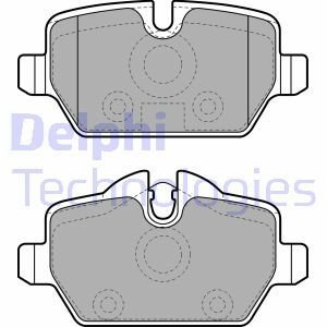 Гальмівні колодки дискові BMW 1(E81)/3(E90) "R "04>> Delphi LP1924