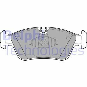Гальмівні колодки дискові BMW 1(E81)/3(E90) "F "05-15 Delphi LP1925