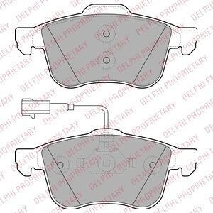 FIAT Тормозн.колодки передн.Alfa Romeo 159 05- Delphi LP1959