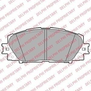 Гальмівні колодки дискові LEXUS/TOYOTA CT200h/Prius "F "09>> Delphi LP2135 (фото 1)