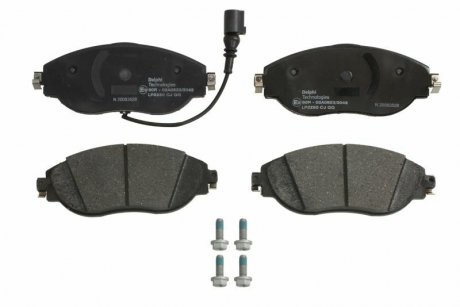 Гальмівні колодки дискові VW Passat "F "10>> Delphi LP2250