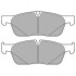 DELPHI LAND ROVER К-т передн. гальм. колодок Discovery Sport 2,0-2,2 14-, Range Rover Evoque 2,0-2,2 11- LP3166