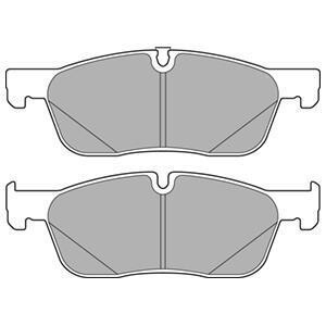 LAND ROVER К-т передн. гальм. колодок Discovery Sport 2,0-2,2 14-, Range Rover Evoque 2,0-2,2 11- Delphi LP3166 (фото 1)