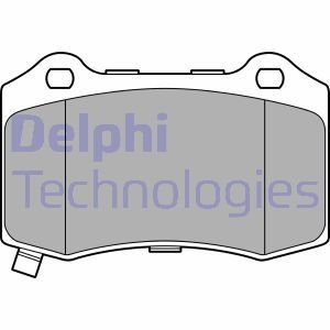 Гальмівні колодки, дискові Delphi LP3676 (фото 1)
