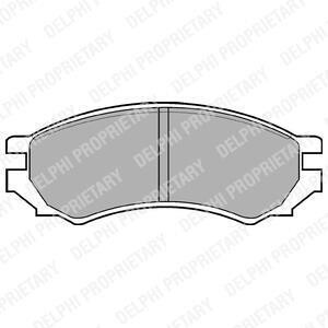 Гальмівні колодки дискові NISSAN Primera/Sunny "F "90-95 Delphi LP670