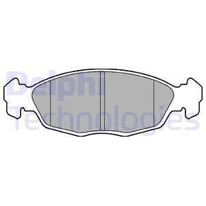 Гальмівні колодки дискові OPEL/DAEWOO Astra/Combo/Tigra/Vectra/Corsa/Lanos/Nexia \'91-98 Delphi LP702 (фото 1)