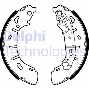Гальмівні колодки, барабанні Delphi LS2050