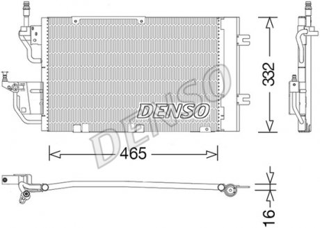 Конденсер кондиціонера DENSO DCN20037