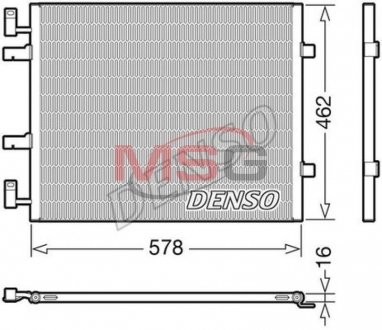 Радіатор кондиціоіонера NISSAN PRIMASTAR автобус (X83) 01-н.в., PRIMASTAR фургон (X83) 02-н.в. DENSO DCN20041