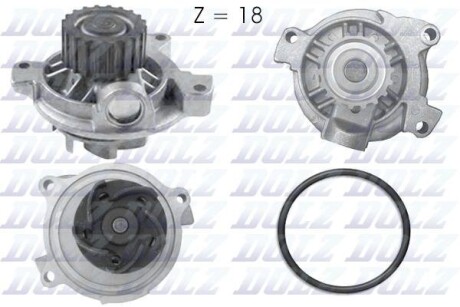 Насос водяной VW LT, T4 2.5TDI 94-&gt; DOLZ A178 (фото 1)