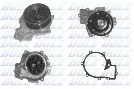 Водяний насос Vito (639) OM651 10- (ручейковый шкив) DOLZ M255