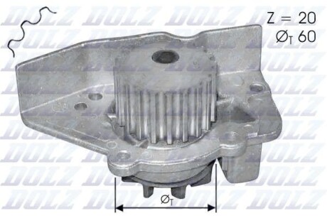 Водяной насос DOLZ N405 (фото 1)