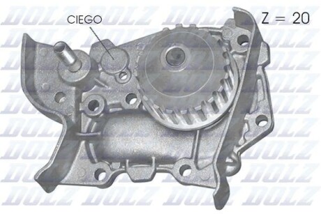 Водяной насос DOLZ R214 (фото 1)