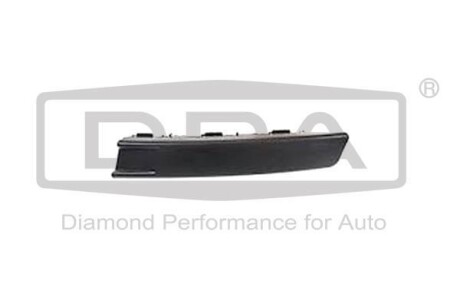 Накладка защитная переднего бампера левая (черный) VW Passat (3C2) (05-10) DPA 88070066702 (фото 1)
