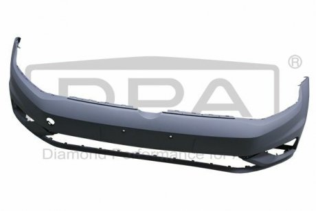 Бампер передний без омывателя и без помощи при парковке (грунт) VW Golf (17-) DPA 88071842502 (фото 1)