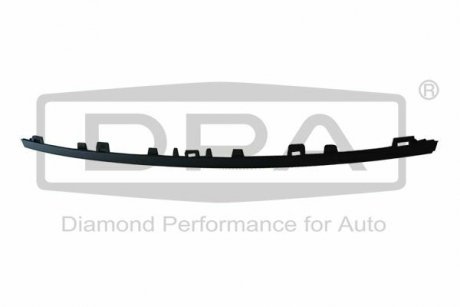 Молдинг переднього бампера нижній Центральний (чорна) Skoda Superb II (3T4) (08-15) DPA 88531800002 (фото 1)