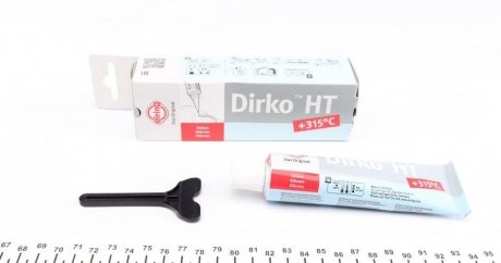 Герметик DIRKO +300 (СІРИЙ) 70ML ELRING 036.164